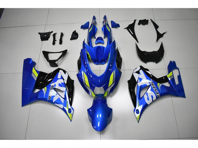 Blau Weißer Aufkleber Suzuki GSXR 1000 2017-2023 Motorrad Verkleidungen Blau Weißer Aufkleber Suzuki GSXR 1000 2017-2023 Motorrad Verkleidungen