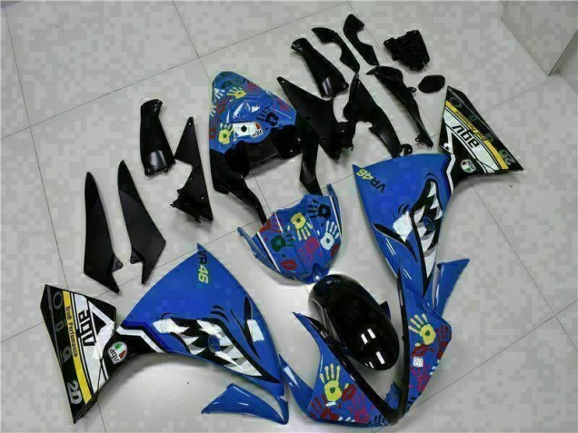 Blau Yamaha R1 2009-2011 Motorrad Verkleidung Blau Yamaha R1 2009-2011 Motorrad Verkleidung