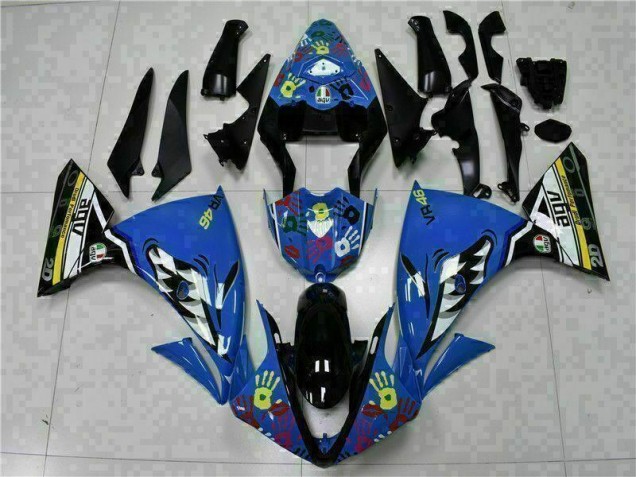 Blau Yamaha R1 2009-2011 Motorrad Verkleidung Blau Yamaha R1 2009-2011 Motorrad Verkleidung