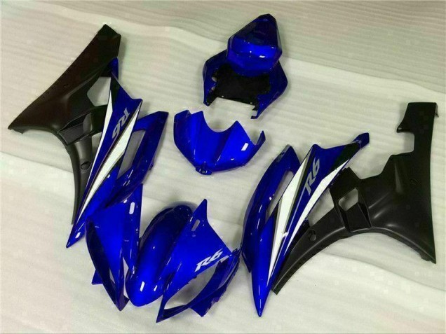 Blau Yamaha R6 2006-2007 Motorrad Verkleidung Blau Yamaha R6 2006-2007 Motorrad Verkleidung
