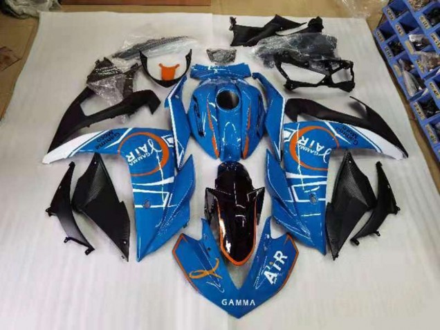 Blau und Weiß Yamaha R3 2015-2022 Motorrad Verkleidungen Blau und Weiß Yamaha R3 2015-2022 Motorrad Verkleidungen