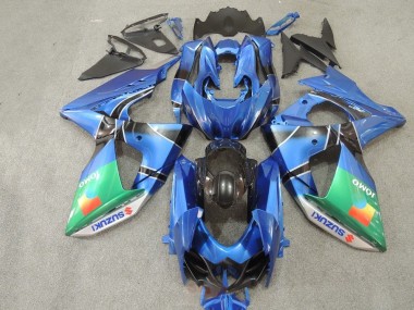 BlauGrün JOMO Suzuki GSXR 1000 K9 2009-2016 Motorrad Verkleidungen