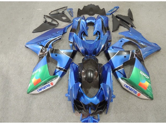 BlauGrün JOMO Suzuki GSXR 1000 K9 2009-2016 Motorrad Verkleidungen BlauGrün JOMO Suzuki GSXR 1000 K9 2009-2016 Motorrad Verkleidungen