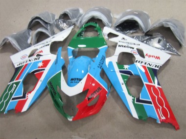 BlauGrün Rot Motul Suzuki GSXR 600 K4 2004-2005 Motorrad Verkleidungen