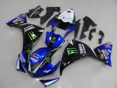BlauSchwarz Monster Yamaha R1 2012-2014 Motorrad Verkleidung