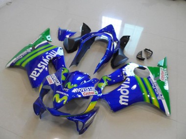 Blaus Movistar Castrol Honda CBR 600 F4i 2004-2007 Motorrad Verkleidungen