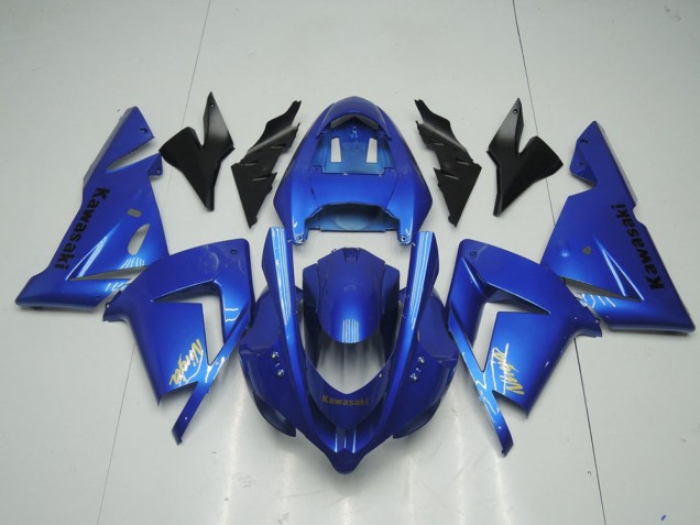 Bonbon blau Kawasaki ZX10R 2003-2005 Motorrad Verkleidungen