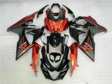 Braun Schwarz Suzuki GSXR 1000 K9 2009-2016 Motorrad Vollverkleidung
