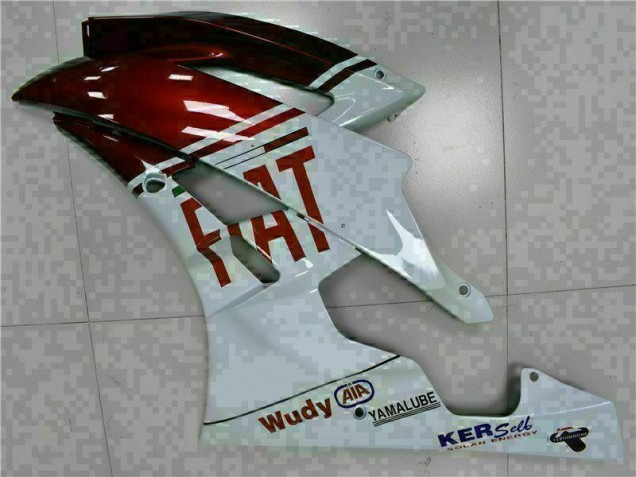 Braun Weiß Yamaha R6 2006-2007 Motorrad Verkleidungen Braun Weiß Yamaha R6 2006-2007 Motorrad Verkleidungen
