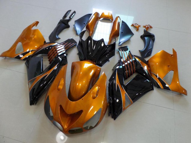 Braun und Schwarz, kein Aufkleber Kawasaki ZX14R ZZR 1400 2006-2011 Motorrad Verkleidungen Braun und Schwarz, kein Aufkleber Kawasaki ZX14R ZZR 1400 2006-2011 Motorrad Verkleidungen