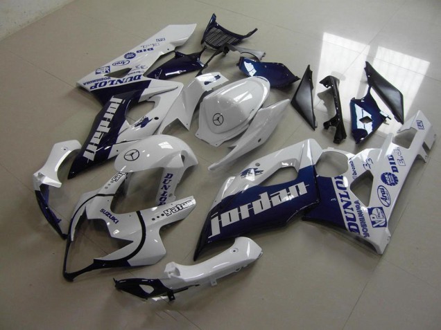Dunkel blau Jordan Suzuki GSXR 1000 K5 2005-2006 Motorrad Verkleidungen Dunkel blau Jordan Suzuki GSXR 1000 K5 2005-2006 Motorrad Verkleidungen