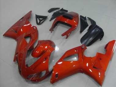 Dunkel orange Yamaha R1 1998-1999 Motorrad Verkleidungen