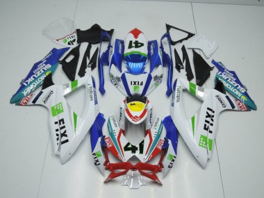 Fixi Hellblau Suzuki GSXR 1000 K9 2009-2016 Motorrad Verkleidungen