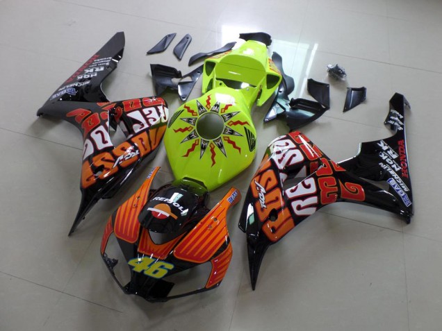 Fluro Rossi Honda CBR 1000 RR 2006-2007 Motorrad Verkleidungen Fluro Rossi Honda CBR 1000 RR 2006-2007 Motorrad Verkleidungen