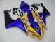 Gelb Blau Honda CBR 1000 RR 2006-2007 Motorrad Verkleidungen Gelb Blau Honda CBR 1000 RR 2006-2007 Motorrad Verkleidungen