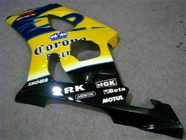 Gelb Blau Suzuki GSXR 1000 K3 2003-2004 Motorrad Verkleidungen Gelb Blau Suzuki GSXR 1000 K3 2003-2004 Motorrad Verkleidungen