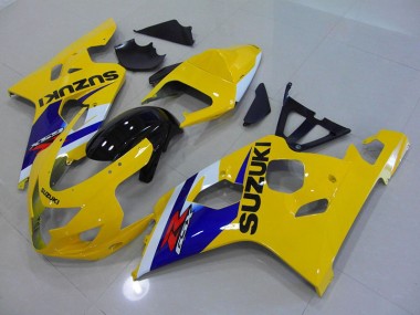 Gelb Blau Suzuki GSXR 750 K4 2004-2005 Motorrad Verkleidungen
