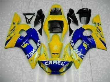 Gelb Blau Yamaha R6 1998-2002 Motorrad Verkleidung