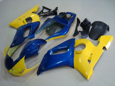 Gelb Blau Yamaha R6 1998-2002 Motorrad Verkleidungen