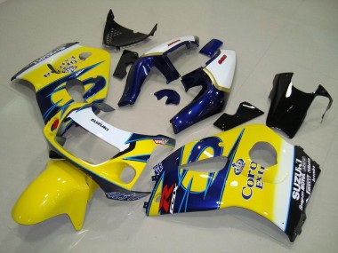 Gelb Corona Suzuki GSXR 600 1996-2000 Motorrad Verkleidungen