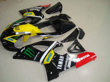 Gelb Monster Yamaha R1 2000-2001 Motorrad Verkleidungen