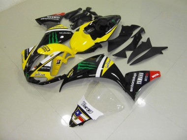 Gelb Monster Yamaha R1 2012-2014 Motorrad Verkleidungen