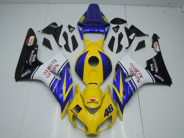 Gelb Nastro Honda CBR 1000 RR 2006-2007 Motorrad Verkleidungen Gelb Nastro Honda CBR 1000 RR 2006-2007 Motorrad Verkleidungen