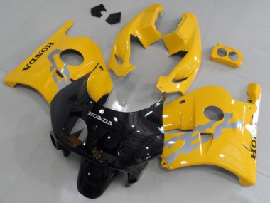 Gelb Schwarz Honda CBR 250 RR MC22 1991-1998 Motorrad Verkleidungen