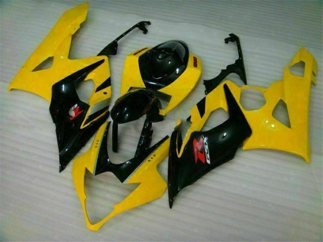 Gelb Schwarz Suzuki GSXR 1000 K5 2005-2006 Motorrad Verkleidungen Gelb Schwarz Suzuki GSXR 1000 K5 2005-2006 Motorrad Verkleidungen