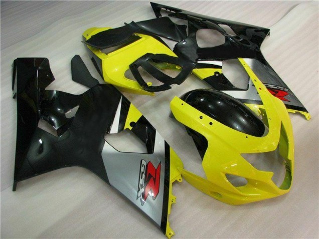 Gelb Schwarz Suzuki GSXR 600 / 750 K4 2004-2005 Motorrad Verkleidung Gelb Schwarz Suzuki GSXR 600 / 750 K4 2004-2005 Motorrad Verkleidung