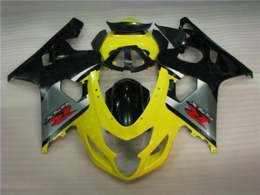 Gelb Schwarz Suzuki GSXR 600 / 750 K4 2004-2005 Motorrad Verkleidung