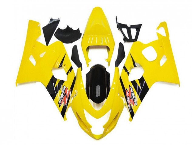 Gelb Schwarz Suzuki GSXR 600 / 750 K4 2004-2005 Motorrad Verkleidungen Gelb Schwarz Suzuki GSXR 600 / 750 K4 2004-2005 Motorrad Verkleidungen