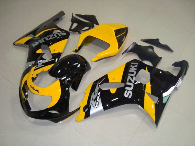 Gelb Schwarz Suzuki GSXR 750 K1 K2 K3 2001-2003 Motorrad Verkleidungen Gelb Schwarz Suzuki GSXR 750 K1 K2 K3 2001-2003 Motorrad Verkleidungen