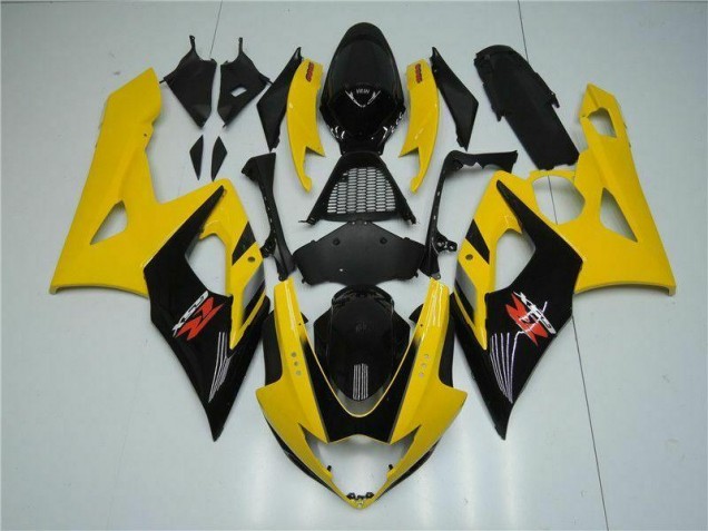 Gelb Suzuki GSXR 1000 K5 2005-2006 Motorrad Verkleidungen Gelb Suzuki GSXR 1000 K5 2005-2006 Motorrad Verkleidungen