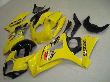 Gelb Suzuki GSXR 1000 K7 2007-2008 Motorrad Verkleidung