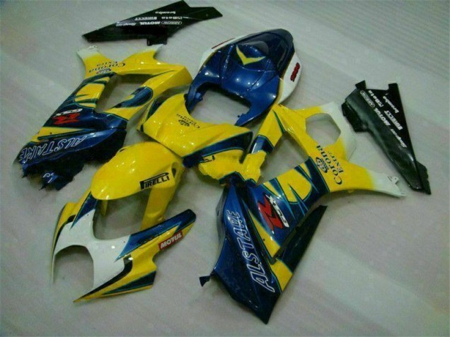 Gelb Suzuki GSXR 1000 K7 2007-2008 Motorrad Verkleidungen Gelb Suzuki GSXR 1000 K7 2007-2008 Motorrad Verkleidungen