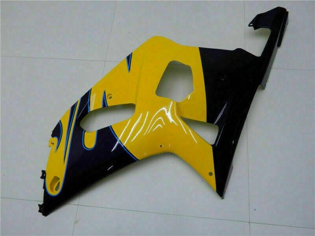 Gelb Suzuki GSXR 600 / 750 K1 K2 K3 2001-2003 Motorrad Vollverkleidung Gelb Suzuki GSXR 600 / 750 K1 K2 K3 2001-2003 Motorrad Vollverkleidung