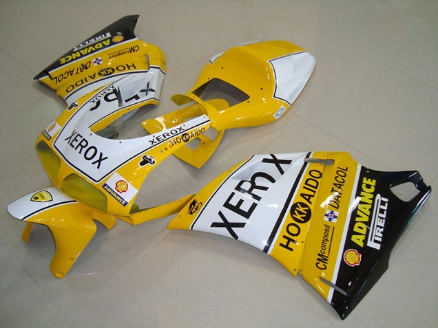 Gelb Weiß Xerox Ducati 748 916 996 996S 1993-2005 Motorrad Vollverkleidung Gelb Weiß Xerox Ducati 748 916 996 996S 1993-2005 Motorrad Vollverkleidung
