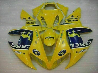 Gelb Yamaha R1 2002-2003 Motorrad Verkleidungen