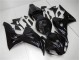 Glänzend Schwarz Honda CBR 1000 RR 2006-2007 Motorrad Vollverkleidung Glänzend Schwarz Honda CBR 1000 RR 2006-2007 Motorrad Vollverkleidung