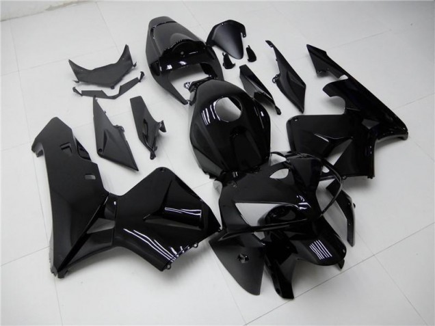 Glänzend Schwarz Honda CBR 600 RR 2005-2006 Motorrad Verkleidungen Glänzend Schwarz Honda CBR 600 RR 2005-2006 Motorrad Verkleidungen