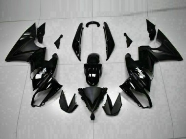 Glänzend Schwarz Kawasaki EX650 2009-2011 Motorrad Verkleidungen