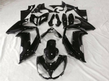 Glänzend Schwarz Kawasaki EX650 2012-2016 Motorrad Verkleidung