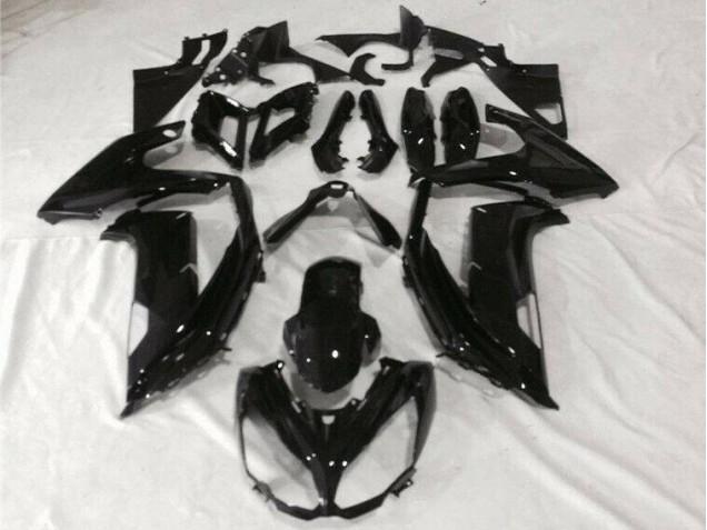 Glänzend Schwarz Kawasaki EX650 2012-2016 Motorrad Verkleidung Glänzend Schwarz Kawasaki EX650 2012-2016 Motorrad Verkleidung