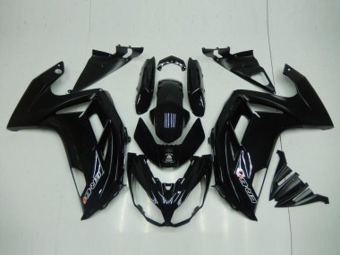 Glänzend Schwarz Kawasaki EX650 2012-2016 Motorrad Verkleidungen