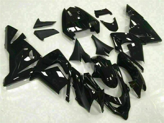 Glänzend Schwarz Kawasaki ZX10R 2003-2005 Motorrad Verkleidungen Glänzend Schwarz Kawasaki ZX10R 2003-2005 Motorrad Verkleidungen