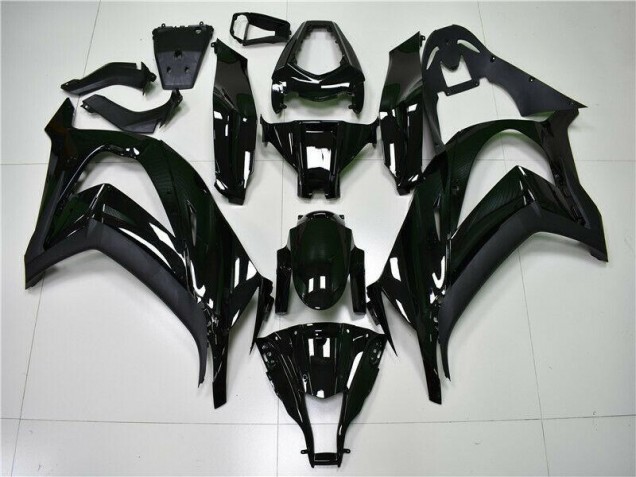 Glänzend Schwarz Kawasaki ZX10R 2011-2015 Motorrad Verkleidungen Glänzend Schwarz Kawasaki ZX10R 2011-2015 Motorrad Verkleidungen