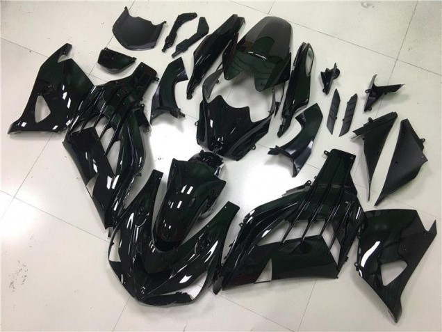 Glänzend Schwarz Kawasaki ZX14R ZZR 1400 2012-2021 Motorrad Verkleidung Glänzend Schwarz Kawasaki ZX14R ZZR 1400 2012-2021 Motorrad Verkleidung