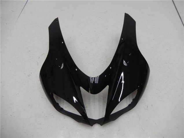 Glänzend Schwarz Kawasaki ZX6R 2007-2008 Motorrad Verkleidung Glänzend Schwarz Kawasaki ZX6R 2007-2008 Motorrad Verkleidung