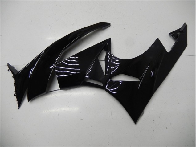 Glänzend Schwarz Kawasaki ZX6R 2009-2012 Motorrad Verkleidungen Glänzend Schwarz Kawasaki ZX6R 2009-2012 Motorrad Verkleidungen